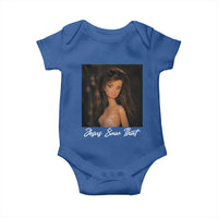 Funny Sassy Christian Doll Face Meme Baby Onesie Jesus Saw That