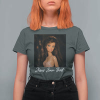 Funny Sassy Christian Doll Face Meme T Shirt For Women Jesus Saw That