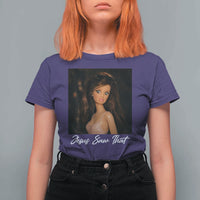 Funny Sassy Christian Doll Face Meme T Shirt For Women Jesus Saw That