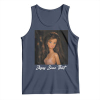Funny Sassy Christian Doll Face Meme Tank Top Jesus Saw That