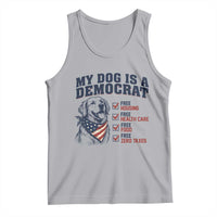 Funny Political Satire Dog Owner Gift Tank Top My Dog Is A Democrat
