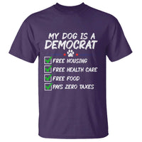 My Dog Is A Democrat T Shirt Funny Political Satire Graphic