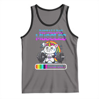 Installing Muscles Please Wait Tank Top Cute Unicorn Gym Workout Gift - Wonder Print Shop