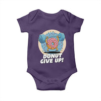 Donut Give Up Baby Onesie Funny Gym Workout Donut Lover Gift - Wonder Print Shop