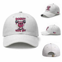 Donut Give Up Baseball Cap Fitness Motivation For Donut Lovers