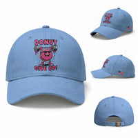Donut Give Up Baseball Cap Fitness Motivation For Donut Lovers