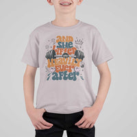And She Lifted Heavily Ever After T Shirt For Kid Funny Gym Workout Gift - Wonder Print Shop