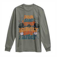And She Lifted Heavily Ever After Long Sleeve Shirt Funny Gym Workout Gift - Wonder Print Shop