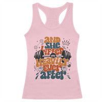 And She Lifted Heavily Ever After Racerback Tank Top Funny Gym Workout Gift - Wonder Print Shop