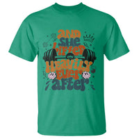 And She Lifted Heavily Ever After T Shirt Funny Gym Workout Gift - Wonder Print Shop