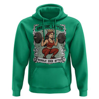 And She Lifted Heavily Ever After Hoodie Women Weightlifting Humor Gift - Wonder Print Shop