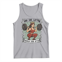 And She Lifted Heavily Ever After Tank Top Women Weightlifting Humor Gift - Wonder Print Shop