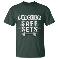 Practice Safe Sets T Shirt Funny Gym Workout Gift - Wonder Print Shop