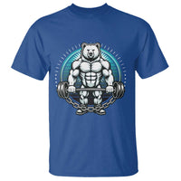 Funny Gym Workout Humor T Shirt Cute Weightlifting Bear Gift - Wonder Print Shop