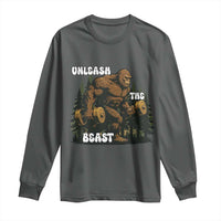 Unleash The Beast Long Sleeve Shirt Funny Bigfoot Fitness Workout Gift - Wonder Print Shop