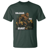 Unleash The Beast T Shirt Funny Bigfoot Fitness Workout Gift - Wonder Print Shop