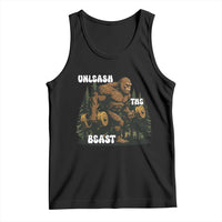 Unleash The Beast Tank Top Funny Bigfoot Fitness Workout Gift - Wonder Print Shop