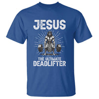 Funny Christian Gym Gift T Shirt Jesus The Ultimate Deadlifter - Wonder Print Shop