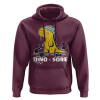 Dino Sore Hoodie Funny Dinosaur Workout Gift - Wonder Print Shop