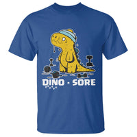 Dino Sore T Shirt Funny Dinosaur Workout Gift - Wonder Print Shop