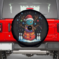 Funny Bowling Christmas Spare Tire Cover Gift For Bowler - Wonder Print Shop