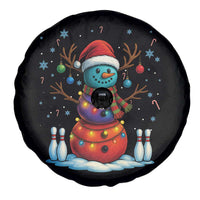 Funny Bowling Christmas Spare Tire Cover Gift For Bowler - Wonder Print Shop