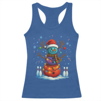Funny Bowling Christmas Racerback Tank Top Gift For Bowler - Wonder Print Shop
