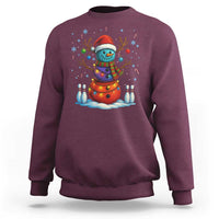 Funny Bowling Christmas Sweatshirt Gift For Bowler - Wonder Print Shop