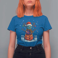 Funny Bowling Christmas T Shirt For Women Gift For Bowler - Wonder Print Shop