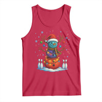 Funny Bowling Christmas Tank Top Gift For Bowler - Wonder Print Shop