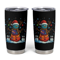 Funny Bowling Christmas Tumbler Cup Gift For Bowler - Wonder Print Shop