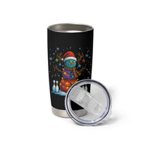 Funny Bowling Christmas Tumbler Cup Gift For Bowler - Wonder Print Shop