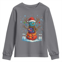 Funny Bowling Christmas Youth Sweatshirt Gift For Bowler - Wonder Print Shop