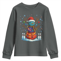Funny Bowling Christmas Youth Sweatshirt Gift For Bowler - Wonder Print Shop