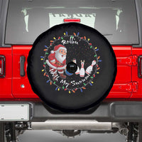 Rollin With My Snowmies Spare Tire Cover Bowling Xmas Gift - Wonder Print Shop