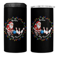 Rollin With My Snowmies 4 in 1 Can Cooler Tumbler Bowling Xmas Gift - Wonder Print Shop