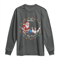 Rollin With My Snowmies Long Sleeve Shirt Bowling Xmas Gift - Wonder Print Shop