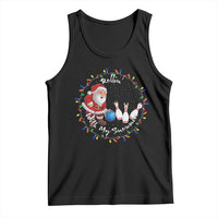 Rollin With My Snowmies Tank Top Bowling Xmas Gift - Wonder Print Shop