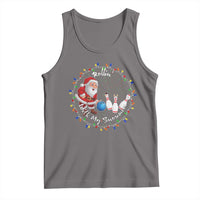 Rollin With My Snowmies Tank Top Bowling Xmas Gift - Wonder Print Shop