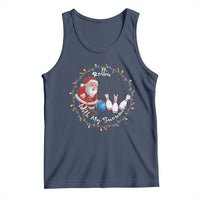 Rollin With My Snowmies Tank Top Bowling Xmas Gift - Wonder Print Shop