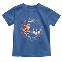 Rollin With My Snowmies Toddler T Shirt Bowling Xmas Gift - Wonder Print Shop