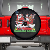 Christmas Bowling Squad Spare Tire Cover Funny Holiday Bowler - Wonder Print Shop