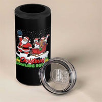 Christmas Bowling Squad 4 in 1 Can Cooler Tumbler Funny Holiday Bowler - Wonder Print Shop