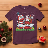 Christmas Bowling Squad T Shirt Funny Holiday Bowler - Wonder Print Shop