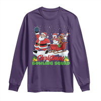 Christmas Bowling Squad Long Sleeve Shirt Funny Holiday Bowler - Wonder Print Shop