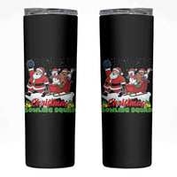 Christmas Bowling Squad Skinny Tumbler Funny Holiday Bowler - Wonder Print Shop