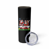 Christmas Bowling Squad Skinny Tumbler Funny Holiday Bowler - Wonder Print Shop