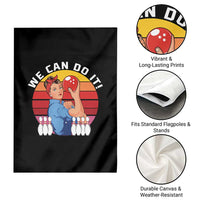 Feminist Bowling Garden Flag We Can Do It - Wonder Print Shop