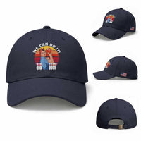 Feminist Bowling Baseball Cap We Can Do It