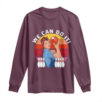 Feminist Bowling Long Sleeve Shirt We Can Do It - Wonder Print Shop